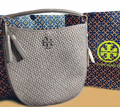 Tory Burch Thea Woven Bucket Back – Hobo in Zinc | Students Without Mothers